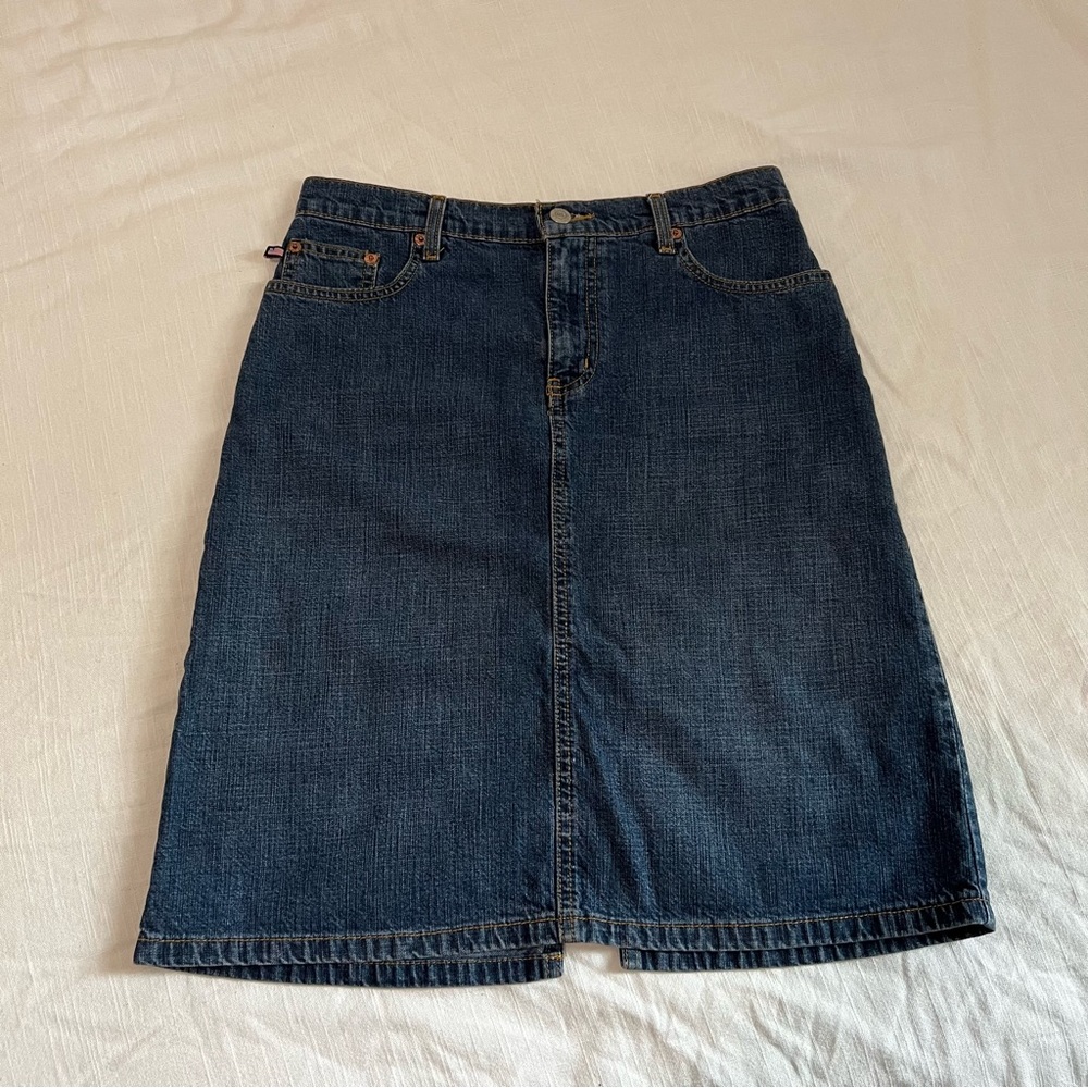 Ralph Lauren Denim Midi Skirt